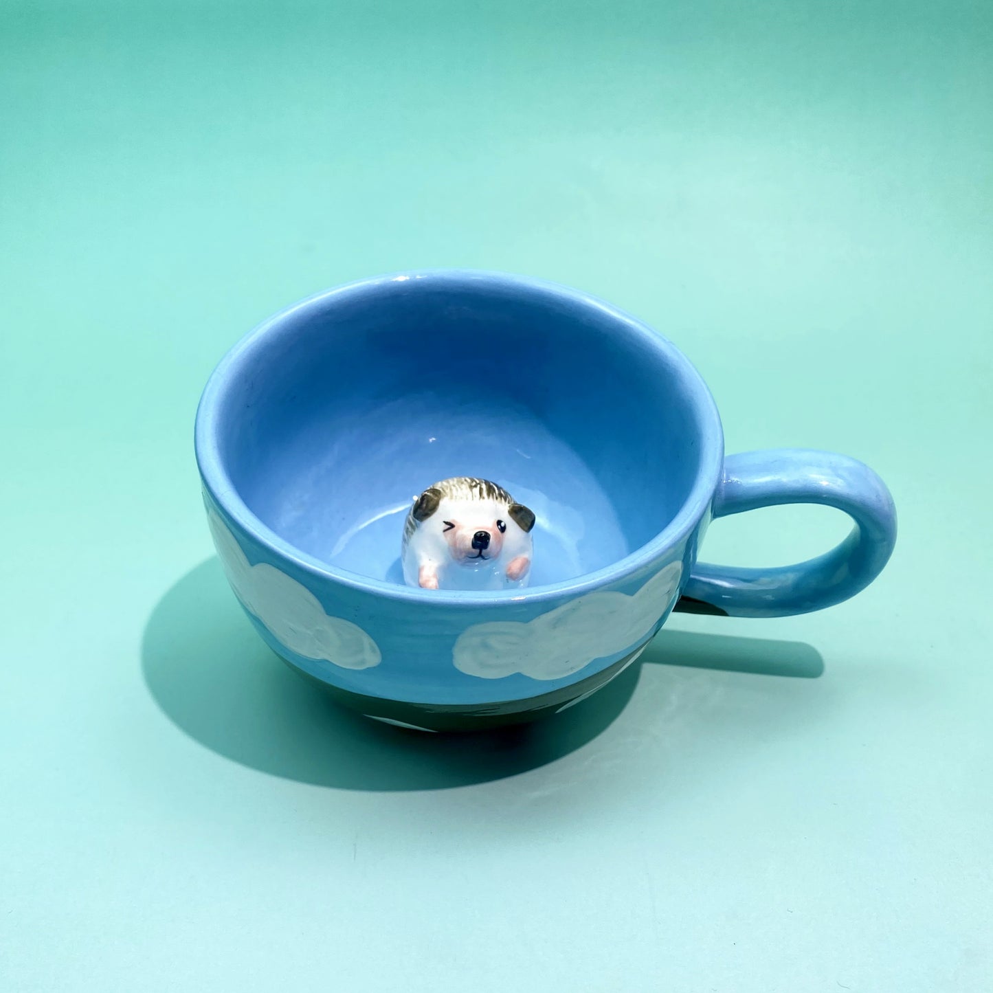 Custom Pet Figure Ceramic Peekaboo Mug Christmas Gift Black Friday Sale