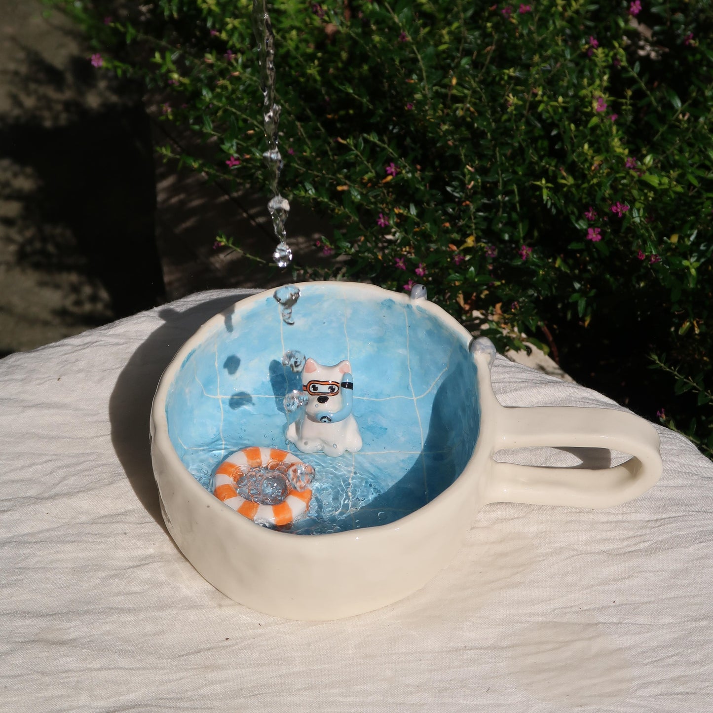 Custom Pet Figure Mug Original Ceramic Artist Studio