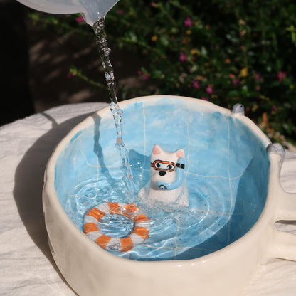 Custom Pet Figure Mug Original Ceramic Artist Studio
